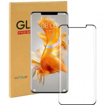 Protector de Pantalla Vidrio Templado Curvo 2.5D 9H para Huawei Mate 50 con Adhesivo en Bordes