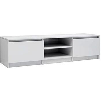 vidaXL Mueble de TV Blanco Brillante de 140 x 40 x 35,5 cm