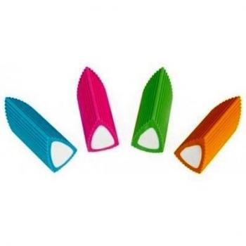 GOMA LIDERPAPEL BICOLOR CON FORMA TRIANGULAR COLORES SURTIDOS