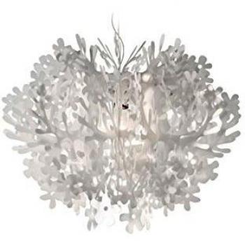 Lámpara Colgante de Diseño Fiorella Blanca Slamp 1980xø760 Mm