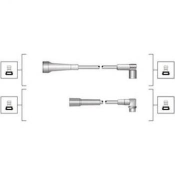 Juego de cables de encendido MAGNETI MARELLI 941319170051