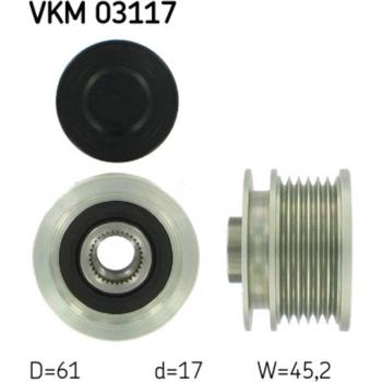Rueda Libre de Alternador SKF VKM 03117