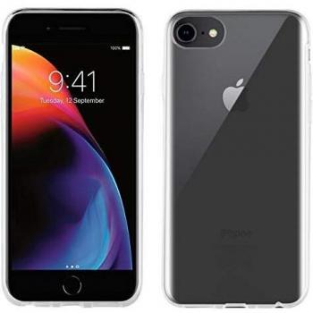 muvit for change Funda Apple iPhone SE/8/7 recycletek Transparente antibacteriana