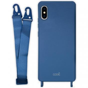 Funda Colgante Azul COOL para iPhone X/XS