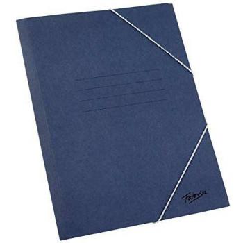 25 Carpetas Clasicas Tamaño Folio con Solapa Color Azul