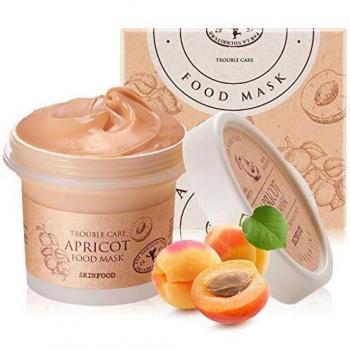 Apricot Trouble Care Washable Face Mask - Pore Cleansing and Skin Soothing with Pink Calamine for Healthy, Clear, and Smooth Skin 120g