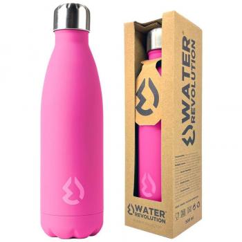 Botella Fucsia 500ml - Térmica Acero Inoxidable