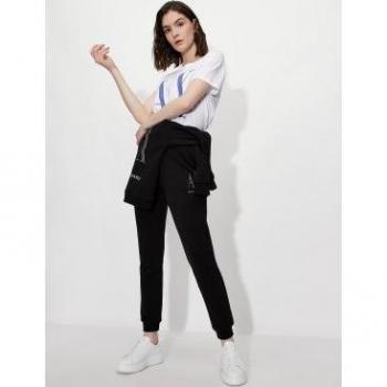 Armani Exchange Mujer Pantalones Legging Negro