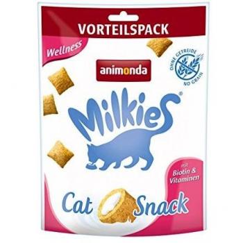 Snack para Gatos Animonda Milkies Wellness - 120g (Paquete de 4)