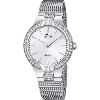 Reloj Lotus Bliss 18894/1 para Mujer, Esfera Plateada, Caja de Acero Inoxidable 316L Gris Plata
