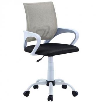 Silla de Oficina Giratoria Miroytengo para Despacho, Estilo Contemporáneo, Color Negro y Gris