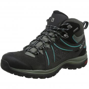 Salomon Ellipse 2 GTX Mid LTR W, Calzado de Senderismo y multifunción, Impermeable para Mujer, Negro