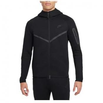 Nike Tech Fleece Full Zip Windrunner Hoodie - Men's Black Medium