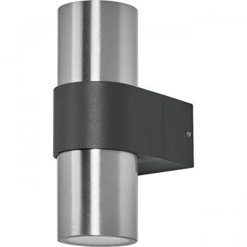 Aplique de pared LEDVANCE Endura Classic Rotary up/down GU10, negro, IP44, ajustable, para bombillas simples o inteligentes