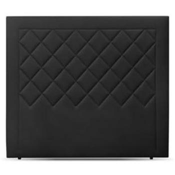 Cabecero de Cama Monaco en Polipiel Negro 130 cm de Alto (para colchones de 135 o 150 cm)