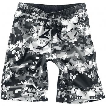 Doomsday Pixel Shorts Bañador gris-blanco S