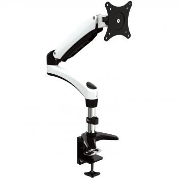 Soporte de mesa para monitor JENIMAGE FD121TK - 1 pantalla, inclinación -90 a +85 grados, rotación 180 grados, giro 360 grados, compatible con pantallas de 15 a 27 pulgadas