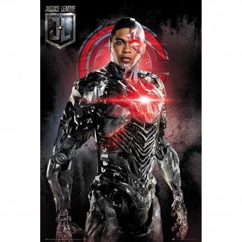 Maxi Póster La Liga de la Justicia Cyborg 91.5x61cm