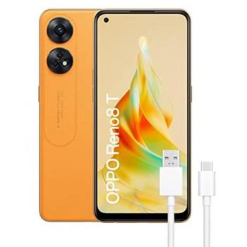 OPPO Reno8T Teléfono Móvil Libre, 8GB RAM, 128GB Almacenamiento, Cámara Principal 100MP + 2MP, Cámara Microscopio, Batería de 5000mAh con Carga