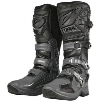 O'Neal Botas de Cross RMX Pro Negro-Gris - Botas de motocross, color negro y gris, talla 46