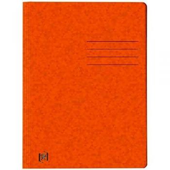 Carpeta Oxford Top File+ A4, cartón 390g, color naranja