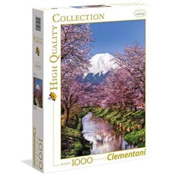 Clementoni- Puzzle 1000 Piezas Montaña Fuji, Multicolor
