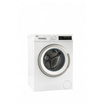 Lavadora Newpol NWT21214 Blanca 12kg 1400rpm Display Clase A Anillo Silver Digital Drive Motor Wifi Función Vapor Antialérgica