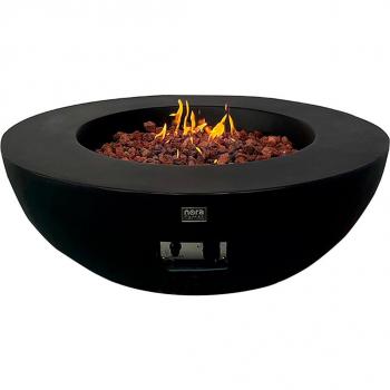 Mesa Composite con Quemador de Gas Exterior Redonda Colima 16 kW.