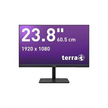 Monitor TERRA LCD/LED 23.8 Full HD 1920x1080 Negro con HDMI, DP, USB-C y tecnología GREENLINE PLUS