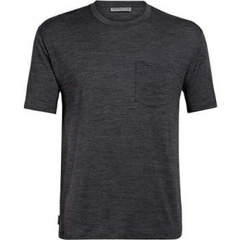 Icebreaker Ravyn Pocket Jet Hthr - Camiseta para hombre