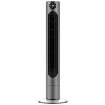 Cecotec Ventilador de Torre EnergySilence 800 Skyline Smart, 36, 60W de potencia, Pantalla LED táctil, Mando a distancia, 3 velocidades, Temporizador 12h, Oscilación