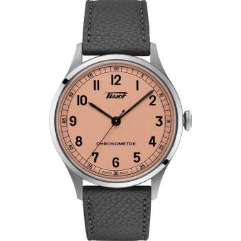 Tissot Heritage 1938 Automatic Unisex Watch - Gray/Rose Gold, 39mm