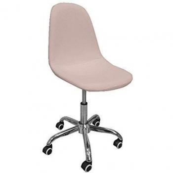 distrimobel Saetabis silla oficina, 50,5 x 43 x 82 H cm, rosa, Poliuretano, 43 x 50.5 x 82 cm