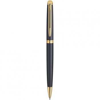 Bolígrafo Waterman Hémisphère Lacado en Negro Mate con Adornos Dorados