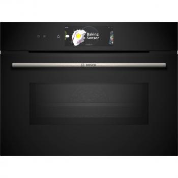 Horno Eléctrico Compacto Integrado Bosch CMG778NB1 con Función Microondas 45L 3600W Color Negro