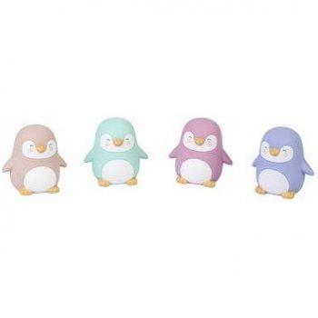 Juguetes de Baño Fiesta de Pingüinos, Set de 4 Unidades