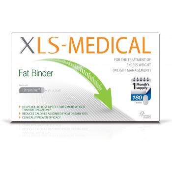 XLS Medical Captagrasas - 180 comp - Perder Peso, Adelgazar 3 veces más que sólo haciendo Dieta