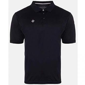 Izas Acay Polo de Manga Corta, Hombre, Negro