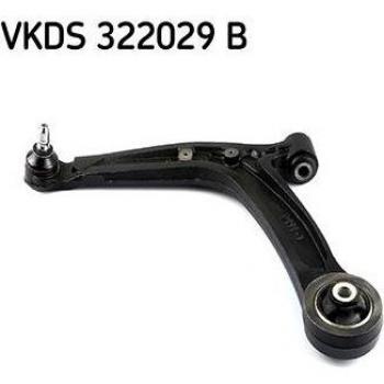 Barra oscilante de suspensión de ruedas SKF VKDS 322029 B, control arm, compatible con vehículos específicos, fabricada en acero de alta resistencia, diseño optimizado para mejorar la estabilidad y el manejo del vehículo, incluye bujes pre