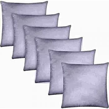 GREATOOL Relleno Cojín 6 Unidades Relleno Suave, 50x50cm, Combinar con Cualquier Funda de Cojín, Relleno de Cojín para Dormitorio, Salón, Comedor, Jardín, Sofá, Coche