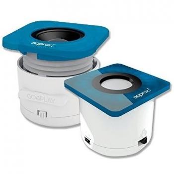 Approx Go&Play - Altavoz portátil de 3W, Blanco y azul