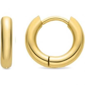 Pendientes Bradwa de Luxenter, acabados en oro amarillo de 18k