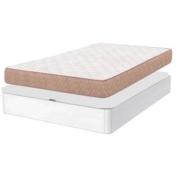 Pack de Descanso Canapé Sassy y Colchón Maxi Basic Blanco 150x190 cm