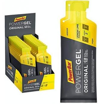 PowerBar PowerGel Original Lemon Lime 24x41g - High Carb Energy Gel + C2MAX Magnesio e Sodio