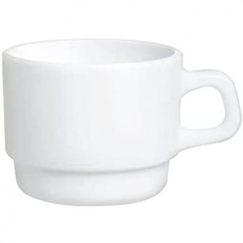 Taza Mug Arcoroc Restaurante Blanco Vidrio 6 Unidades 25 cl