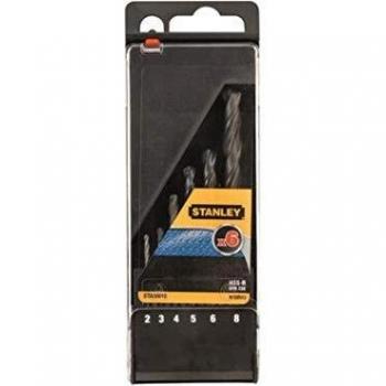 STANLEY STA56010-QZ - Cassette con 6 brocas HSS-R para metal ø 2, 3, 4, 5, 6, 8mm