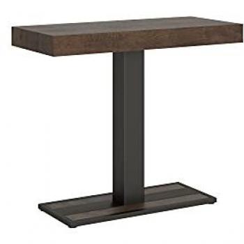 Consola extensible 90x40/300 cm Capital Premium estructura Nogal Antracita