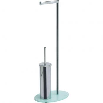 Toallero y Columna De Pie Gedy Golia Cromo 12321300000