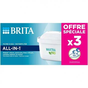 Cartucho de filtración BRITA MAXTRA PRO - Pack de 3 cartuchos para jarra - 1051530 Brita