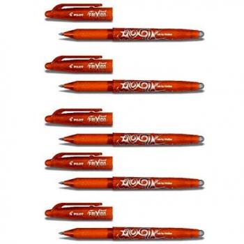 Frixion BL-FR-7 - Bolígrafo de punta redonda, 0,4 mm, 3 unidades, color naranja